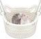 JW Shang Extra Large Rat Hammock - Woven Basket Hanging Hammock for 2-3 Adult Rats, Ferret, Squirrel, Chinchilla