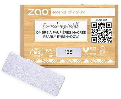 ZAO Eyeshadow pearly refill Lilac 135
