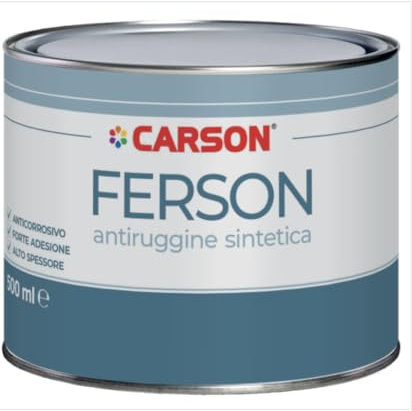 Colorificio Carson ANTIRUGGINE PER FERRO AI FOSFATI DI ZINCO Alto spessore (LT. 2.5, ARANCIO MINIO)