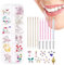 lyanny Zahnschmuck Set, Zahn-Edelstein-Set, Zahn-Edelstein-Set, Tooth Gem Zahnstein Schmuck Edelstein Zahnstein Schmuck für Zahnverzierungs-Dekoration