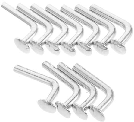 Angoily 100pièces Boulons Pour Rayonnages à Palettes Clips De Sécurité Haute Résistance Goupilles De Fixation Pour Systèmes De Stockage