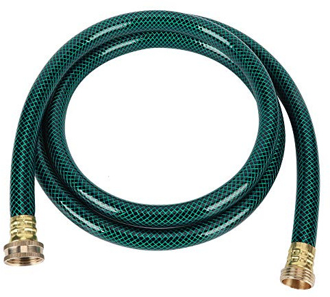 FLEXMAN G1 X 72 Zoll Gartenschlauch, DN25 FNPT PVC Flexibler Bewässerungsschlauch mit Messinggelenk, Gartensprinkler Rasensprenger für Landwirtschaft, Rasen, Garten, Autowäsche
