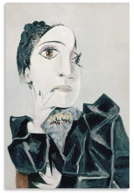 QINGYUAN Pablo Picasso Dora Maar Aux Ongles Verts, 1936 Poster, Kunstwerke, Leinwand, ästhetisch, für Zimmer, Wandkunst, moderne Dekoration, 40 x 60 cm