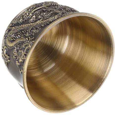 Hoement Taza De Té De Dragón y Fénix Estilo Kung Fu Retro Chino Para Regalar Taza De Té Pequeña Casa