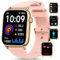 2025 Neu Smartwatch mit 𝐁𝐥𝐮𝐭𝐳𝐮𝐜𝐤𝐞𝐫/𝐄𝐊𝐆/𝐇𝐑𝐕, 1.83’’ Zoll Fitnessuhr Herren Damen mit Blutdruck, Herzfrequenz, SpO2, Schlaf, 140+ Sportmodi IP68 Wasserdicht, Android und iOS, Gold