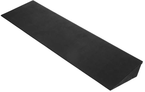 KOMBIUDA Indoor Sweeping Robot Rubber Threshold Ramp Mat 50x13.5x5cm Entry Ramp Cushion for Home Office Floor Transition Wheelchair Accessible