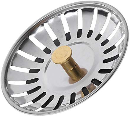 Tapón de desagüe de acero inoxidable para fregadero, tapón de desagüe