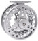 YZWHKJ Fliegenrolle 3/4 5/6 7/8 Wt Fliegen Angelrollen 2 + 1bb 1:1 Aluminium Legierung Fly Reel Angeln Zubehör for Forellen Karpfen(5 6 Silver)