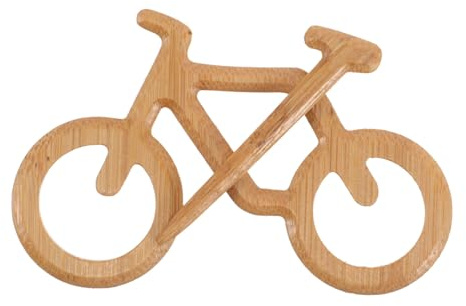 Toyvian Kreative Holz Fahrrad Brosche für Frauen mit Präziser Holzbearbeitung und Vielseitiger Nutzung als Modisches Accessoire für Kleidung und Taschen Beim Verschenken