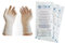 5 Paar chirurgische Handschuhe aus Naturlatex, steril, ungepudert, für empfindliche Haut, Größe 7,5