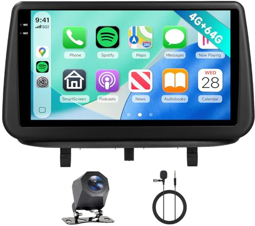 Hodozzy 4G+64G Radio para Opel Meriva B 2009-2014 Android 10 Pulgadas InCell Estéreo Auto Pantalla Táctil GPS Carplay Inalámbrico Android Auto, Radio Coche Bluetooth DSP WiFi Radio FM RDS Cámara