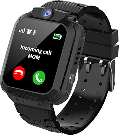 Puhiuyoi Reloj Inteligente Niño, Smartwatch Infantil con Chat Familiar