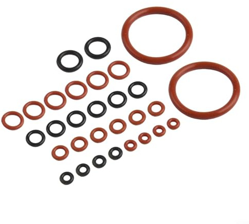 Lot de 30 joints d'étanchéité O-For pour Saeco, Spidem, pour machines à café Gaggia – Kit de joints de soupape de vapeur, sortie d'eau et groupe d'infusion – Pièces de rechange en caoutchouc haute