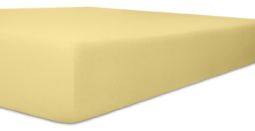 Kneer Spannbetttuch, Baumwoll-Mischgewebe, Beige, 140 cm x 200 cm