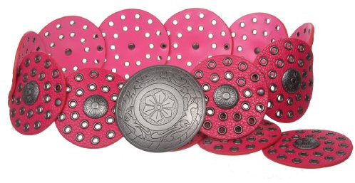 Beltiscool - Cintura da donna in pelle, 90 mm Fucsia 51 fine-fine XX-Large