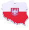 Fresh Duft Lufterfrischer Duftbaum WM 2018 Flagge Polen für Das Auto Geruch Vanille