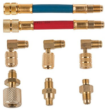 8stk Auto aire acondicionado enfriamiento R134 A Conversión adaptador manguera Set Kits