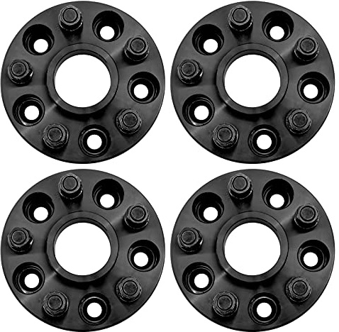 WINCHMAX 30mm Anodised Aluminium Hub Centric Wheel Spacers. PCD 5 x 120, Thread 14 x 1.5mm, Centre Bore 70.1mm. Metallic Black to fit Discovery MKII, Discovery 2, P38. Black T2