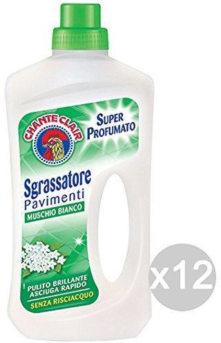 Set 12 CHANTE Clair Pavimenti Ml 750 Muschio Bianco Detersivi E Pulizia della Casa