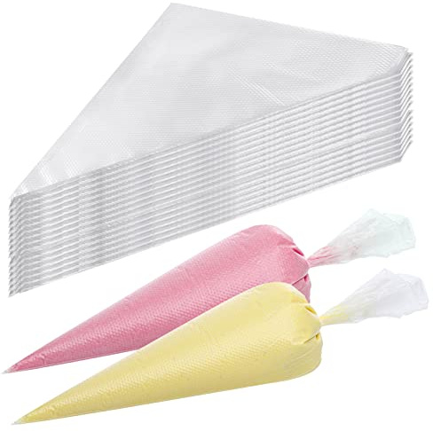400 Pcs Piping Bags Disposable 12 Inch Anti-Burst Pastry Bags, Tipless Icing Piping Bag for Cake, Cream Frosting and Cookie Decoration Supplies