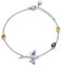 AOBOCO Libelle Armband Sterling Silber 925 Damen Libellen Armband mit Kristallen, Geschenk für Frauen Geburtstag