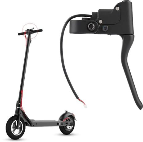Nikou Elektroroller Bremsgriff, Aluminiumlegierung Bremshebel Handgriff Scooter Ersatzteil kompatibel für Xiao-Mi Mi-Jia M365 Elektro Scooter