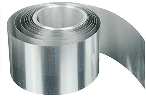 WANGZHENG Aluminiumfolie Aluminiumband Blech Rolle für Bastelmaterial Metallverarbeitung,2000mm x 50mm x 0.6mm