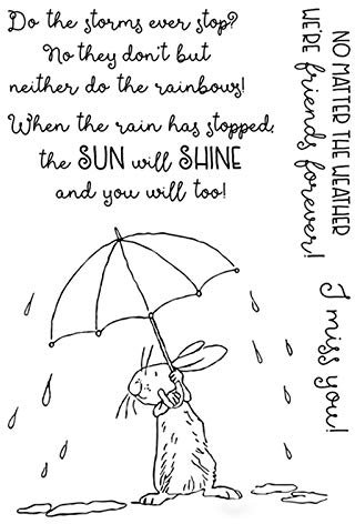 Freunde für Immer, ich vermisse Dich, Maus, Regenschirm, Regentropfen, Metallstanzstempel und Stanzen-Set für Kartenherstellung, Scrapbooking, Basteln, Prägen, Schablonenalbum