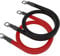 6 AWG Gauge 3FT Battery Power Cable Red + Black Pure Copper Wire with Lugs 3/8 Terminal for Automotive, Marine, Car, Truck, Motorcycle, Boat, RV, Solar, Inverter