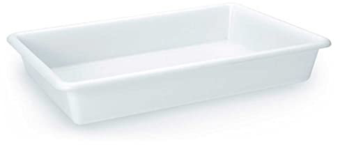 Acan Tradineur - Bandeja frigorífica de Almacenamiento – Fabricación en Polipropileno – Capacidad de 13 L – 8,5 x 54 x 39,5 cm – Color Blanco.