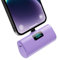 HETP Mini Power Bank 5200mAh, 20W PD Ricarica Rapida Powerbank, Ultra Compatto Caricatore Portatile con LCD Display Batteria Esterna per iPhone 14/14Pro/13/13 Pro/12/12Pro/11/X/XR/8/7/6 ecc-Viola
