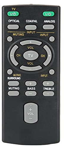 Bush Soundbar Remote Bomaker Soundbar Remote 10×5×2 Universal Remote Control Controller Remplacement RM Anu159 pour Bar