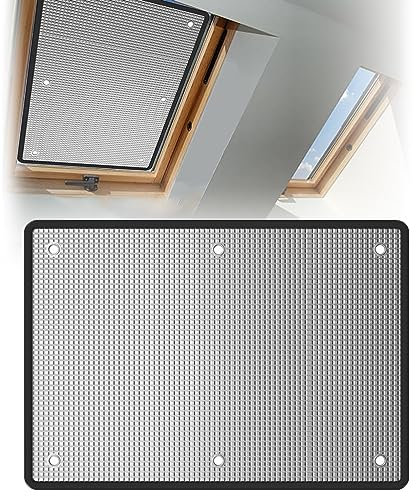 Aislante Termico Ventanas, Película Aislante de Aluminio Doble de 6MM de Espesor, Termica PelíCula para Ventanas, Vinilo Proteccion Solar, Parasol Ventana Casa, Parasol Ventana Casa ( Tamaño : 80x80cm