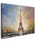 MuchoWow© Wandbilder 40x30 cm Schlafzimmer Home Deko Wohnung Bild Wohnzimmer Fotoleinwand Wand Bilder Leinwand Wall Decor Kunstdruck - Bunt - Eiffelturm - Gemälde - Öl - Paris
