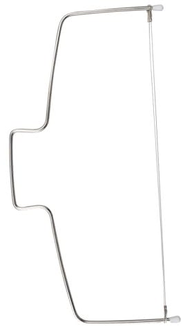 Luckious Professional Stainless Steel Cake Cutter, Wire Slicer for Cutting Cakes, Kitchen Baking Tools - Adjustable Cutting Wire Leveller for Perfect Cake Slices