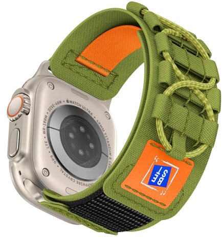 Correa de Nylon Compatible con Apple Watch Ultra, Pulsera Deportiva Elástica de Nylon para iWatch Ultra Series 9/8