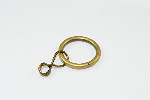 Ösenringe für Gardinenstangen, Antik-Messing-Effekt, 20 mm Innendurchmesser, 100 Stück
