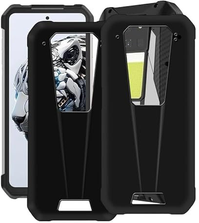 HGJTFANY for Unihertz 8849 Tank 3 Pro Case, Ultra-Thin TPU Bumper Cover, 360° Drop Protection Shell, 2 PCS Shockproof Soft Silicone Phone Case for Unihertz 8849 Tank 3 Pro (6.79) - Black