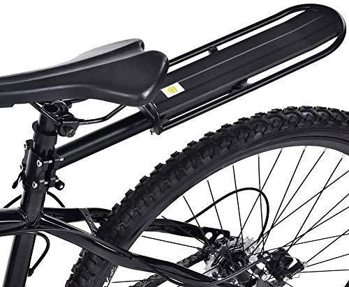 Mrisata Fahrradträger, Fahrrad-Gepäckträger, Schnellspanner, Verstellbarer Fahrradträger aus Legierung, Hinterer Fahrradträger, Fahrrad-Aluminiumlegierung, Schnellspanner, Gepäckträger,