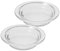 HOLIDYOYO Ensemble De 2 Plats en Verre Chauffants Accessoires Modernes pour Chauffe-Cire