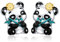 Panda Ohrstecker 925 Sterling Silber Damen Ohrringe Hypoallergen Schmuck Geschenke Tier Ohrstecker für Frauen Mädchen