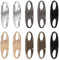 10 Pcs Zipper Locks for Backpacks, Zipper Lock Clips, Anti-Theft Deterrent Detachable Zipper Connectors, Double-Sided Small S-Hooks Zippers Pull Clips for Traveling and Camping