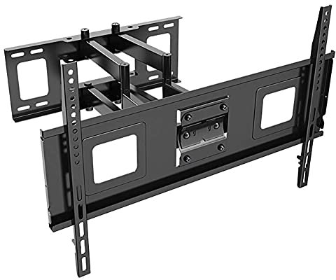 Universal TV Wandhalterung Halterung für 40 70 Zoll Fernseher Stabiler freitragender Arm für Curved 4K LCD LED TVs Tesion 600x400 VESA kompatibel Schwarz