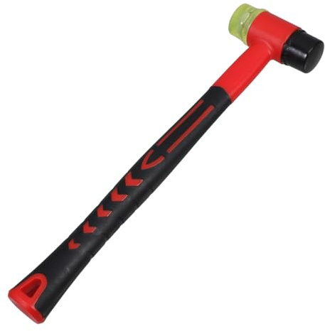 ORFOFE Ergonomischer Gummihammer mit Weichem Kopf und Solidem Gummiaufsatz Zuverlässige Qualität für Renovierung und Fliesenverlegung Komfortabler Griff