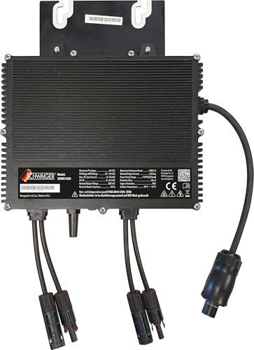 SCHWAIGER SOWR1000 Onduleur 1000W Convertisseur de Tension Centrale Solaire de Balcon Puissance réglable Micro-onduleur Power Inverter