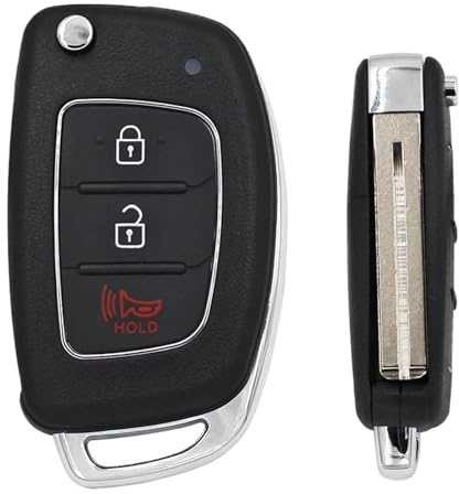 SPYKEY Car Key Shell For Hyundai I10 I20 I30 I35 I40 Genesis,Car Key Fob Cover Replacement,Key Fob Shell Case Blade
