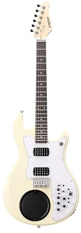 Vox APC-2 Electric Guitar with Integrated Amp and Speaker, Effects and Rhythm Machine - White
