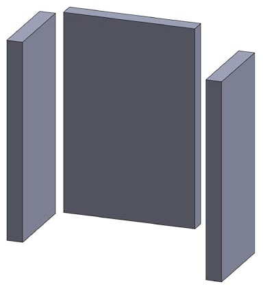 Feuerraumauskleidung - Passend für Contura 450** & weitere Kamin & Ofenmodelle inkl. Modellübersicht - Kaminofenauskleidung aus Vermiculite - passgenau & einfach austauschbar 3-teilig