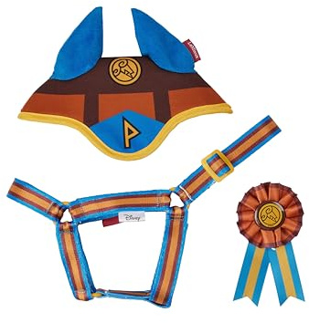 LeMieux Disney Hobby Horse Accessories Set - Pegasus - Headcollar, Fly Hood & Rosette Included - Suitable for Ages 3+