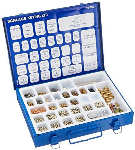 Schlage, Color 40-132 Retail Keying Kit with Seal-Tight Metal Box